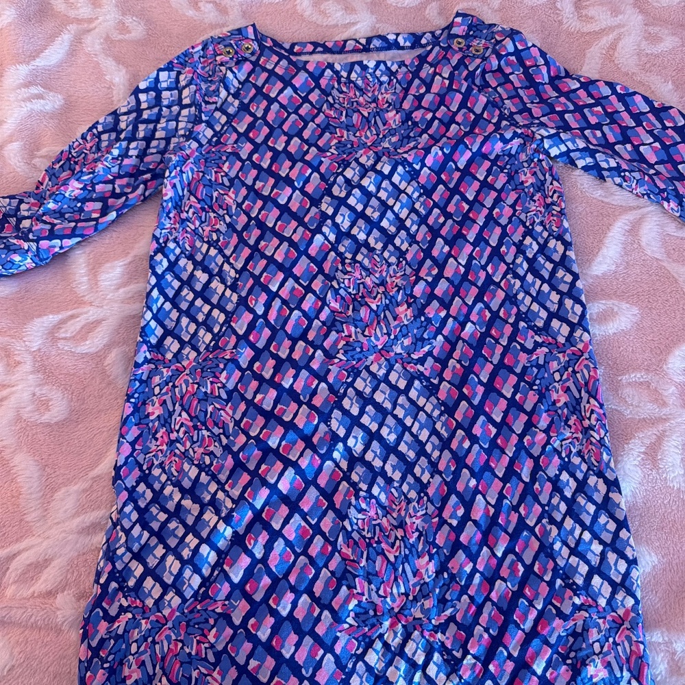 Lilly Pulitzer Girls Dress Size 8-10 mini Sophie Dress
